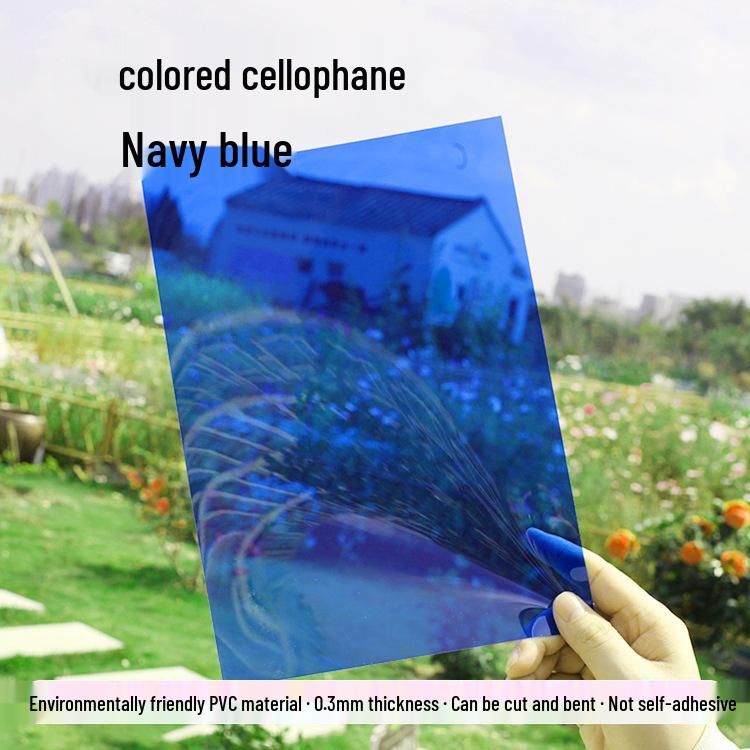 A4 Transparent Color Film for Kindergartens: Teaching Aid for Color Recognition, Painting, Light & Shadow Crafts.