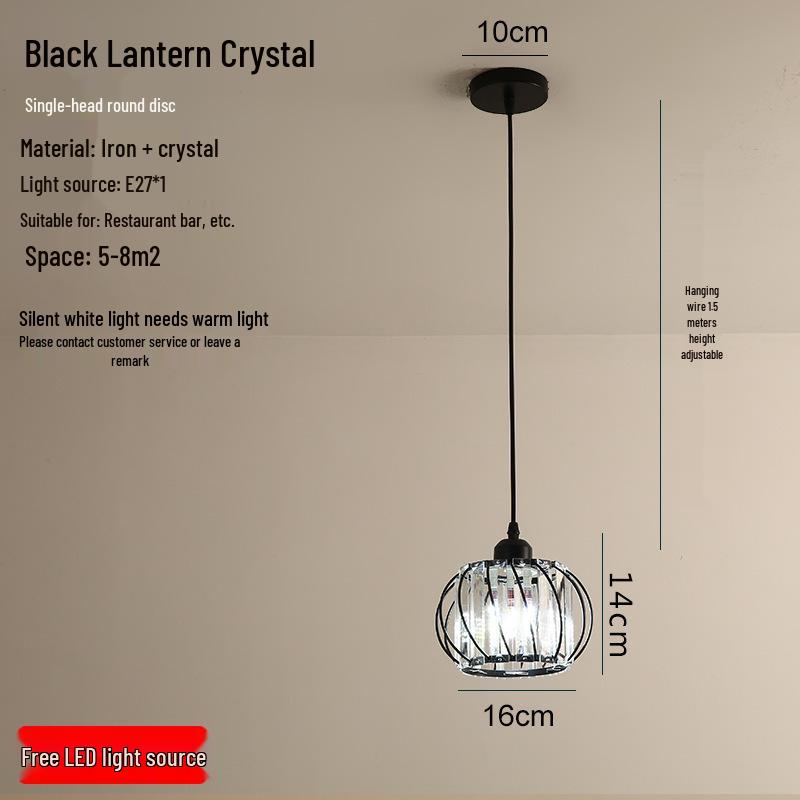 Современная минималистичная хрустальная люстра для столовой Without Light Source