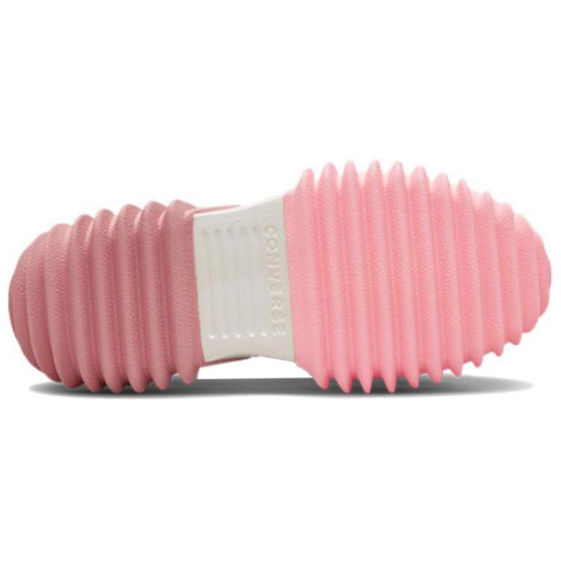 Converse Run Star Motion Wszechstronne Modne Odporne na Ścieranie Wysokie Buty Płócienne Unisex Różowo-Białe