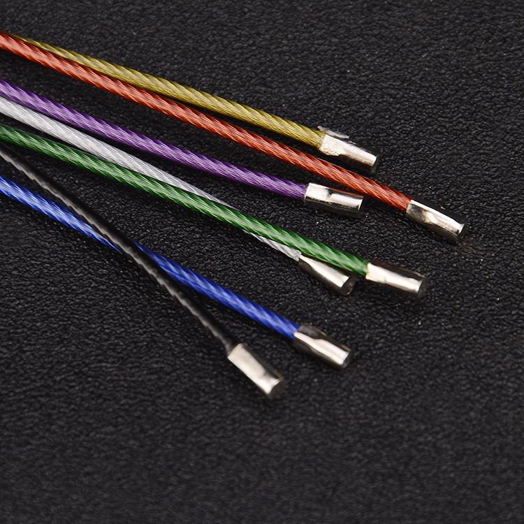 Rainbow PVC Keychain with Steel Wire Ring