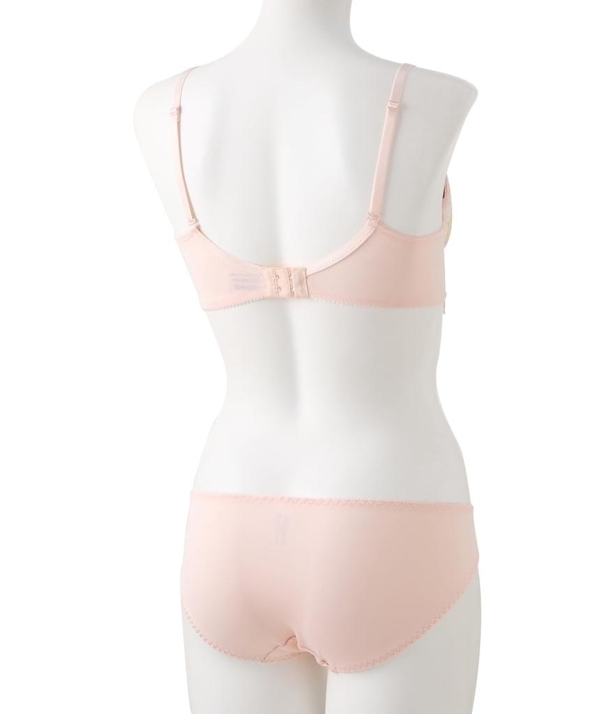 Inner Kariertes Rüschen-High-Side-BH und Shorts [Nissen] Damen-Set, Set, Lila, I85/LL