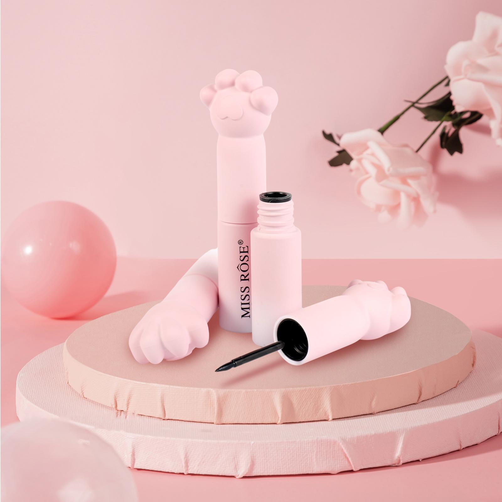 

Стойкая жидкая подводка для глаз Miss Rose Of Long Lasting, водостойкая подводка для глаз с кошачьими лапами, макияж для глаз