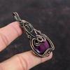 Pendentif en labradorite de feu violet Pendentif enveloppé de fil de cuivre Bijoux en cuivre faits à la main Pendentif en pierre précieuse Bijoux enveloppés de fil pour cadeau Pendentif Boho