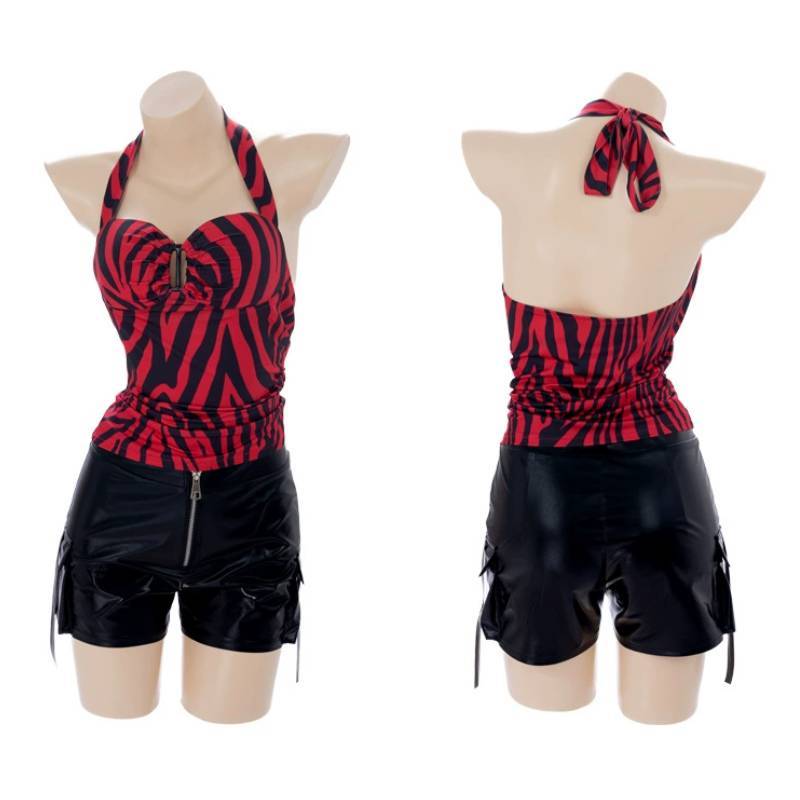 Set Costum Cosplay Obsession Nikki Cu Imprimeu Digital Pentru Halloween Spectacol pe Scenă Femei