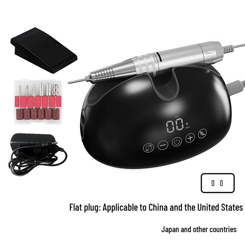 

Rechargeable Touch Screen Nail Grinder with 35,000 RPM and Foot Pedal Control