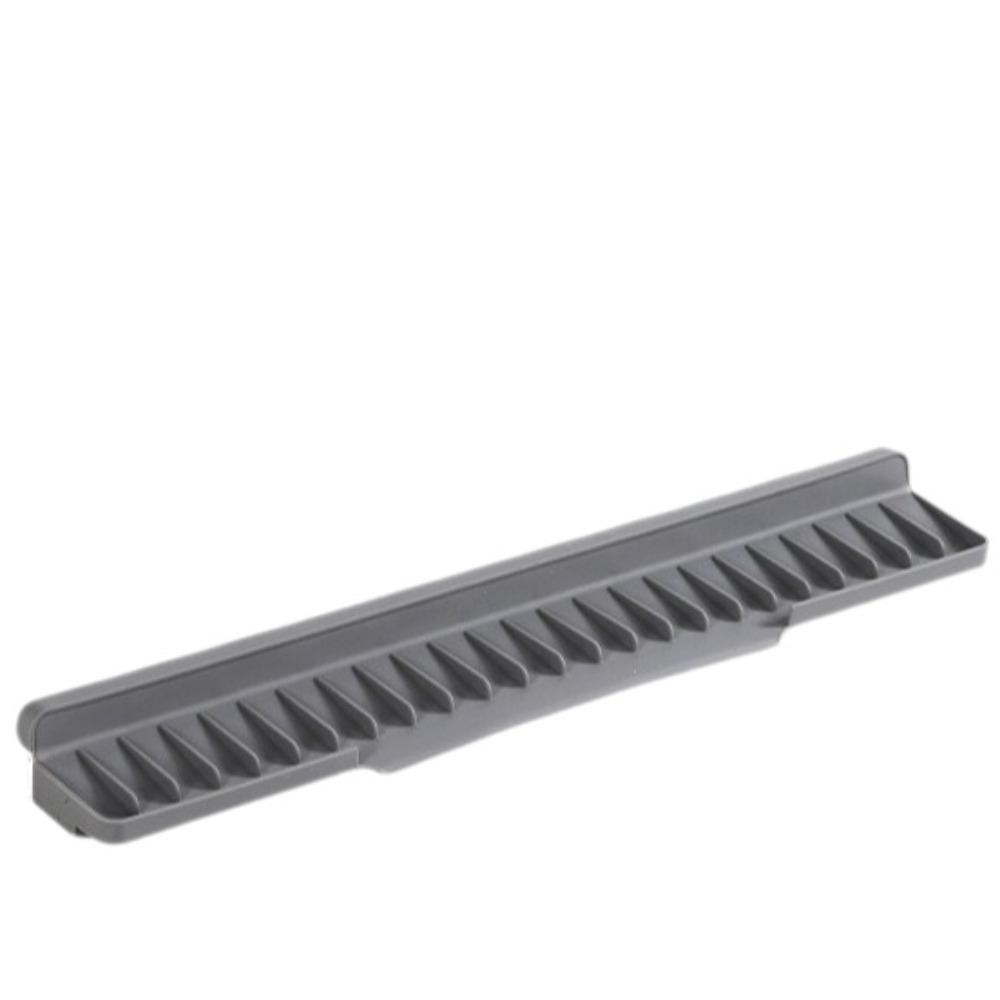 Suction Cup Silicone Sink Drain Pad Anti-slip Splash-proof Sink Splash Guard Quick Drain Narrow Edge Draining Rack RV Kitchen серый
