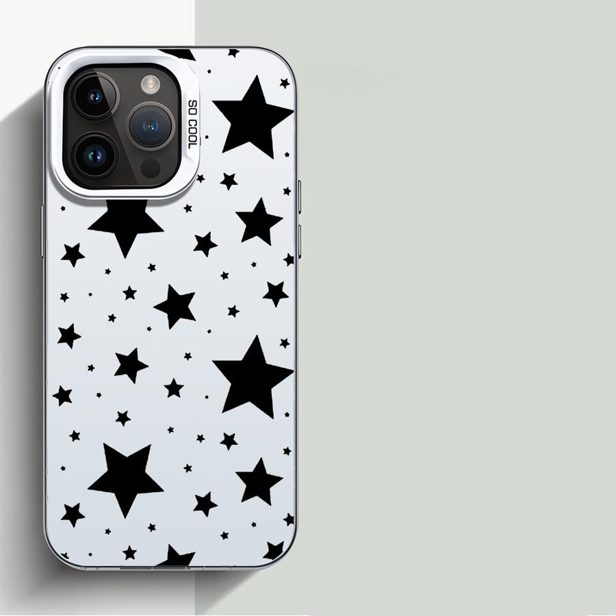 Five Pointed Star Phone Case for Realme 8i 8 4G 9i 10 4G 10 11 Pro 12 5G C15 C20 C21 C21Y C31 C33 C35 C53 C55 Capa Cover