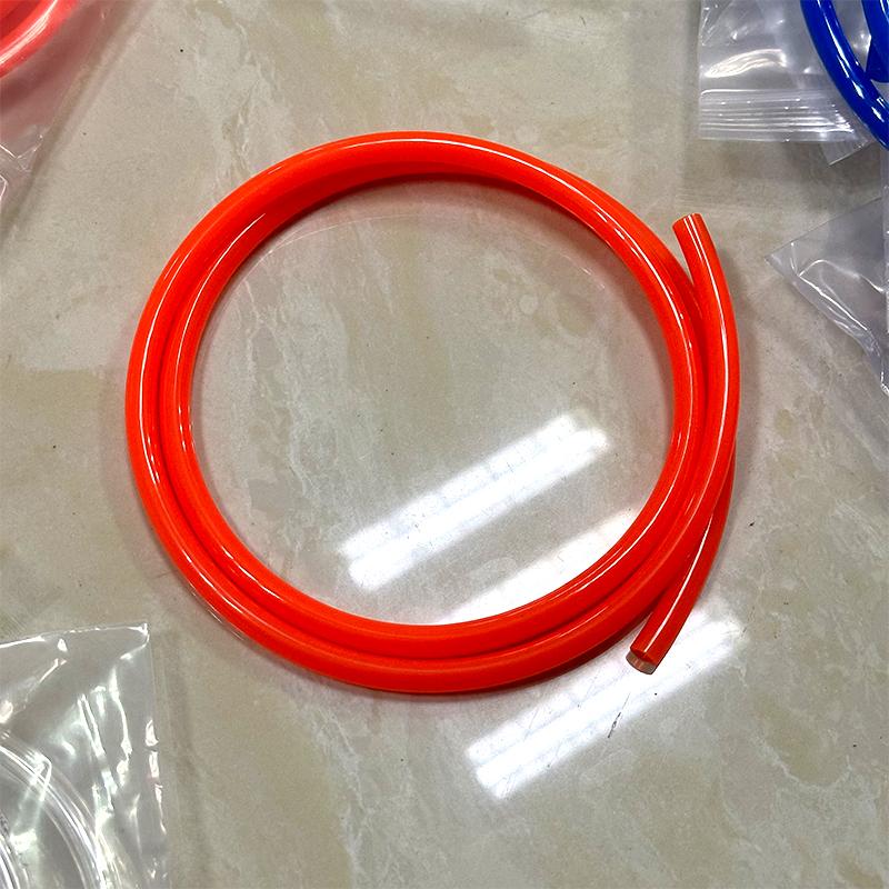 1Meter Fuel Tube Gas Petrol Pipe Line Soft Hose Gas-filled Pipe OD:8mm D:5mm Trimmer Chainsaw String Tools Orange, Transparent,