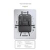Multi-functional Car Seat Back Organizer High-Capacity Multi-Pocket Backseat Storage Bag Wear-Resistant Anti Kick Mat