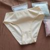 3 PCS Soft High Quality Comfort Elastic Ladies Panties Large Size Plus Plus Mom Panties Female Thickened Thick Leg High Waist Panties Female
