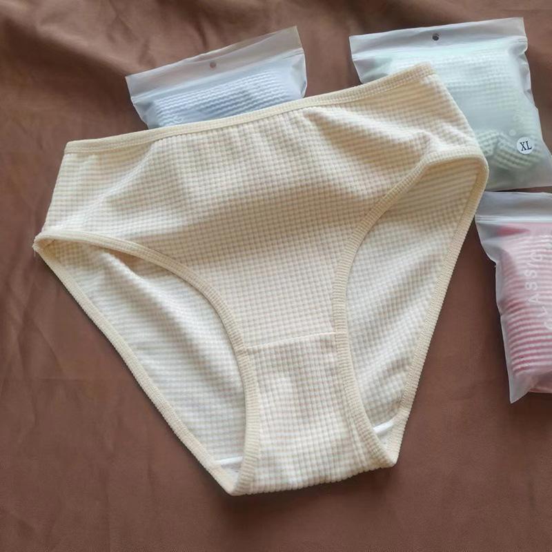 3 PCS Soft High Quality Comfort Elastic Ladies Panties Large Size Plus Plus Mom Panties Female Thickened Thick Leg High Waist Panties Female