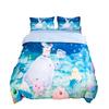 Single Size Astronaut Comforter Cover for Boys Girls,Outer Space Bedroom Decorative 2 Pcs Bedding Set with 1 Pillowcases 75*50