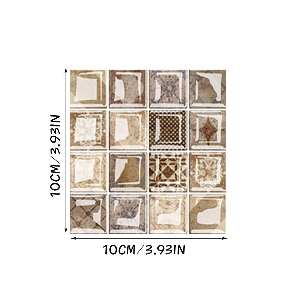 10ks samolepicí vodotěsná tapeta na dlaždice křišťálové samolepky na dlaždice do kuchyně do koupelny