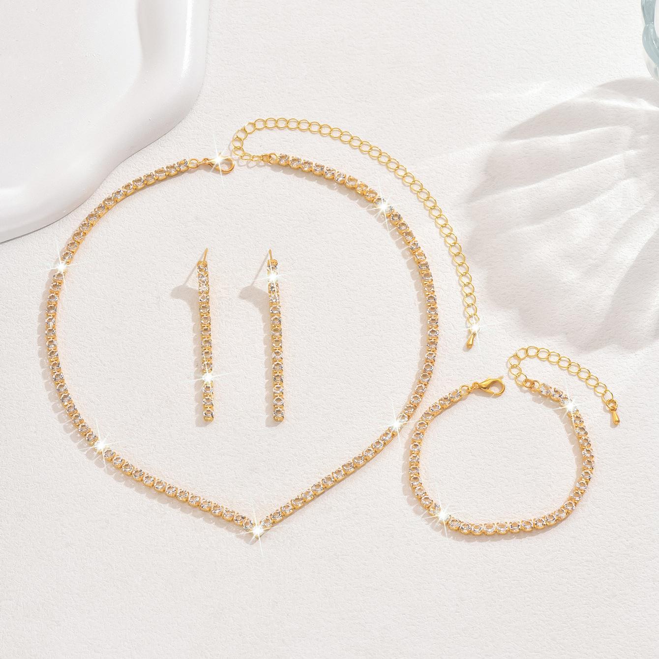 

V-образное ожерелье со стразами, чокер, свадебные украшения, аксессуары из кристаллов, цепочка, воротник-стойка золотой