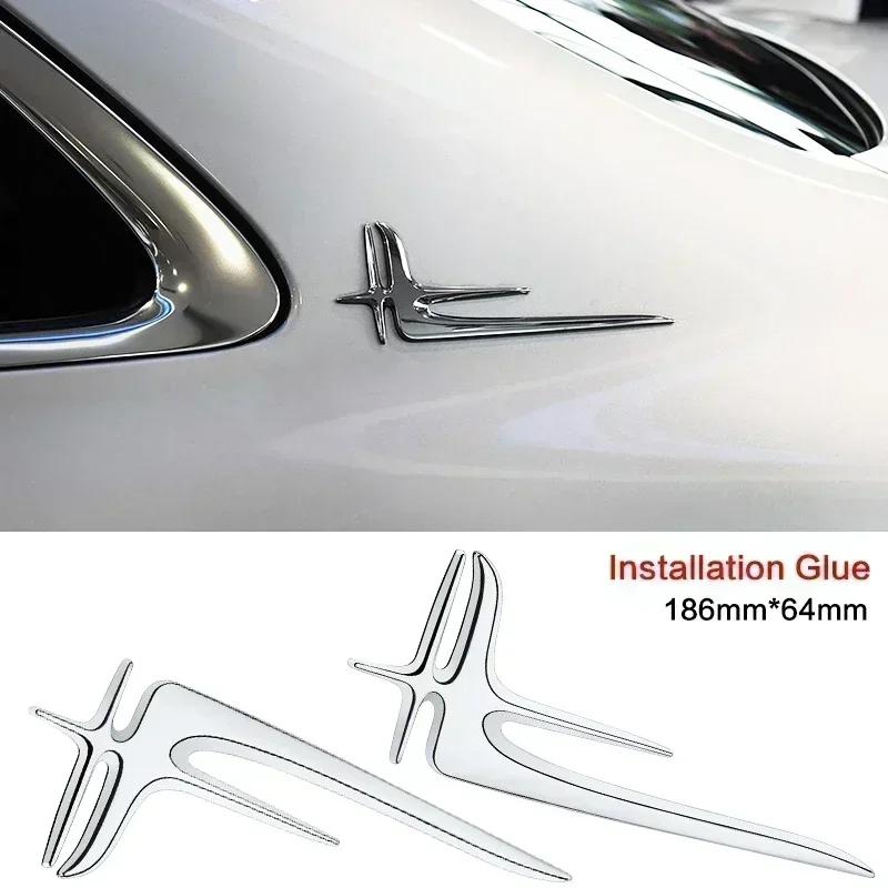 2pcs Car Left Right Side Fender Badge Sticker For Mercedes Benz W212 W213 W205 AMG W177 V177 W247 W176 X253 W166 A C E R M Class XK2