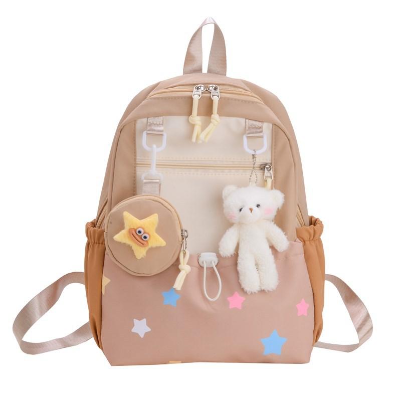 School Bag Fashionable Foreign Air Bag Male and Female Treasure Cute Cartoon School Bag Casual Trend Snacks Shoulder Back