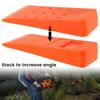 3Pcs Felling Wedges Plastic Chainsaw Wedges Spiked Wear Resistant Tree Cutting Wedges Logging Supplies Safety Woodcutting Tool