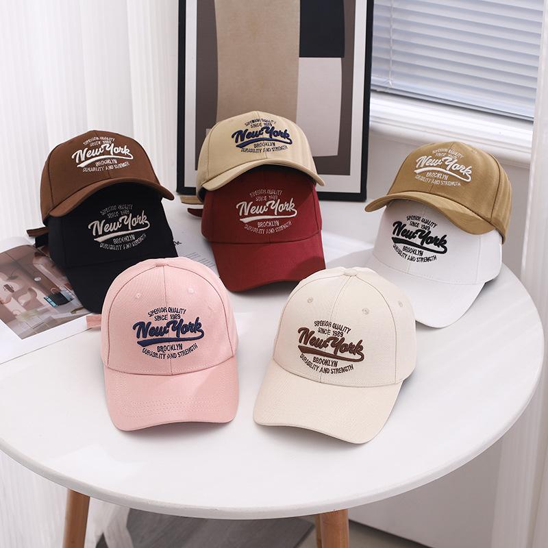 Baseball Cap, Spring/Autumn Women'S Hardtop Fashion Men'S Baseball Cap, Versatile Embroidered Hat, Sunshade, And Summer Protection
