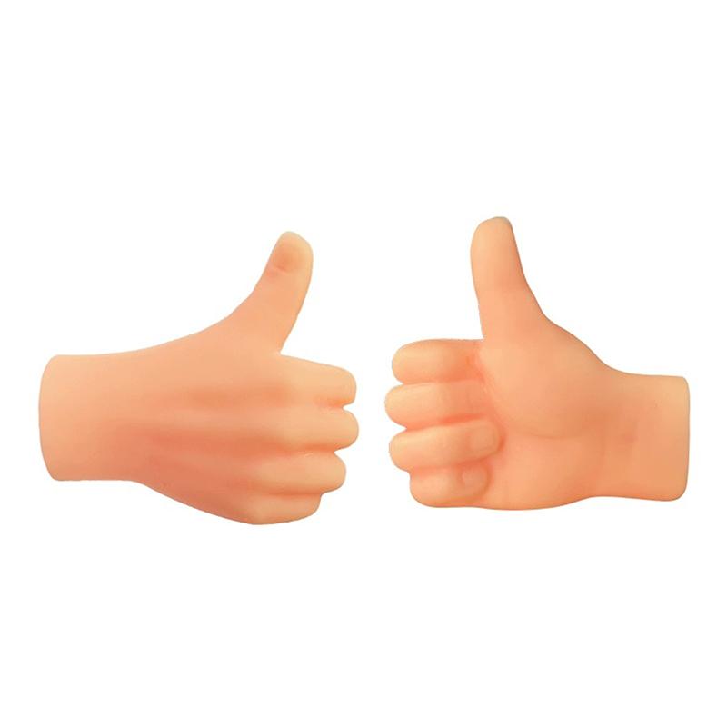 Katzenspielzeug, kleine handflächenförmige Mini-Hände, kreative Fingerlinge, kleine Hände, necken Kätzchen, Katzen, Massagegerät, Fellpflegehandschuhe, Heimtierbedarf