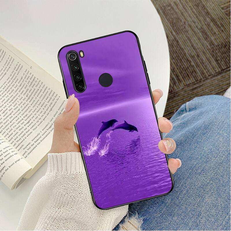 Purple Aesthetic Phone Case CaseFor Redmi Note 8Pro 8T 6Pro 6A 9 Silicone Fundas for Redmi 8 7 7A Note 5 5A Note 7 Capa