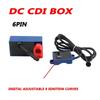 6pin Cdi Box - For Dark Veloci Thunder 250 Gy6 150cc, 9 Ignition Curves, Digital Adjustable W0f4