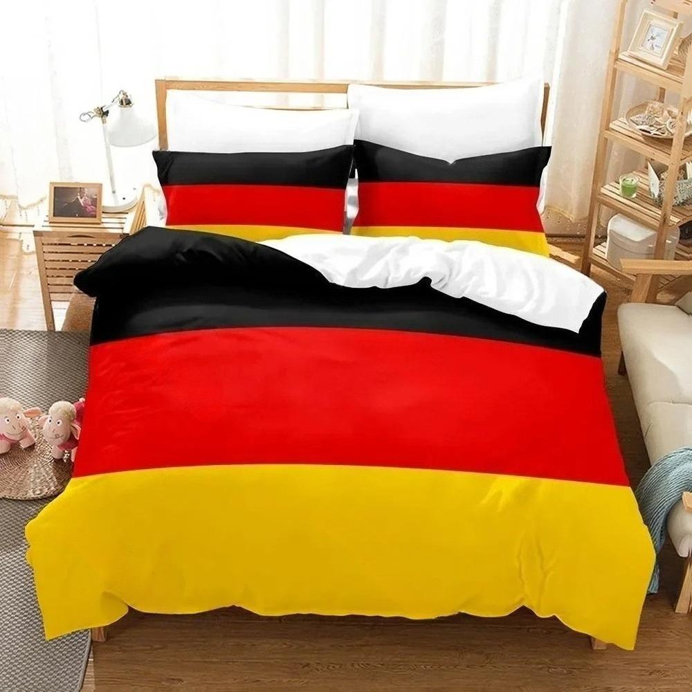Stampa 3D Bandiera tedesca Set Biancheria da Letto Singolo Piazza e Mezza Matrimoniale Queen King Size Set Letto Adulto Bambino Camera da Letto Set Copripiumino