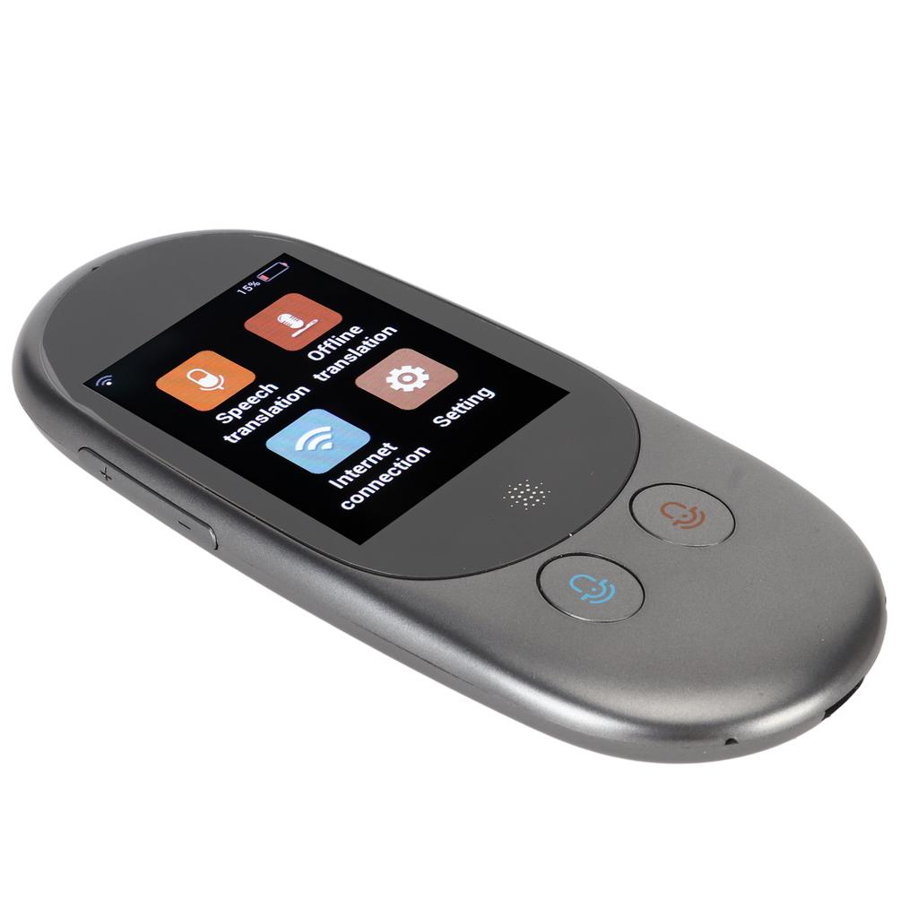 Language Translator Device 126 Different Languages 2.4inch LCD Touch Screen Portable Smart Voice Translation Device