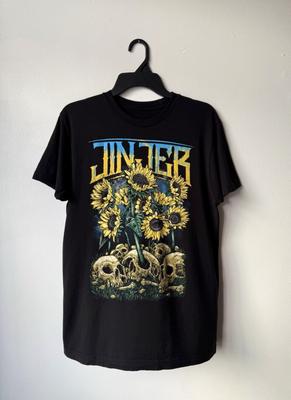 Jinjer 2023 North American Tour Dateback Shirt Black Medium Official Unisex T-Shirt