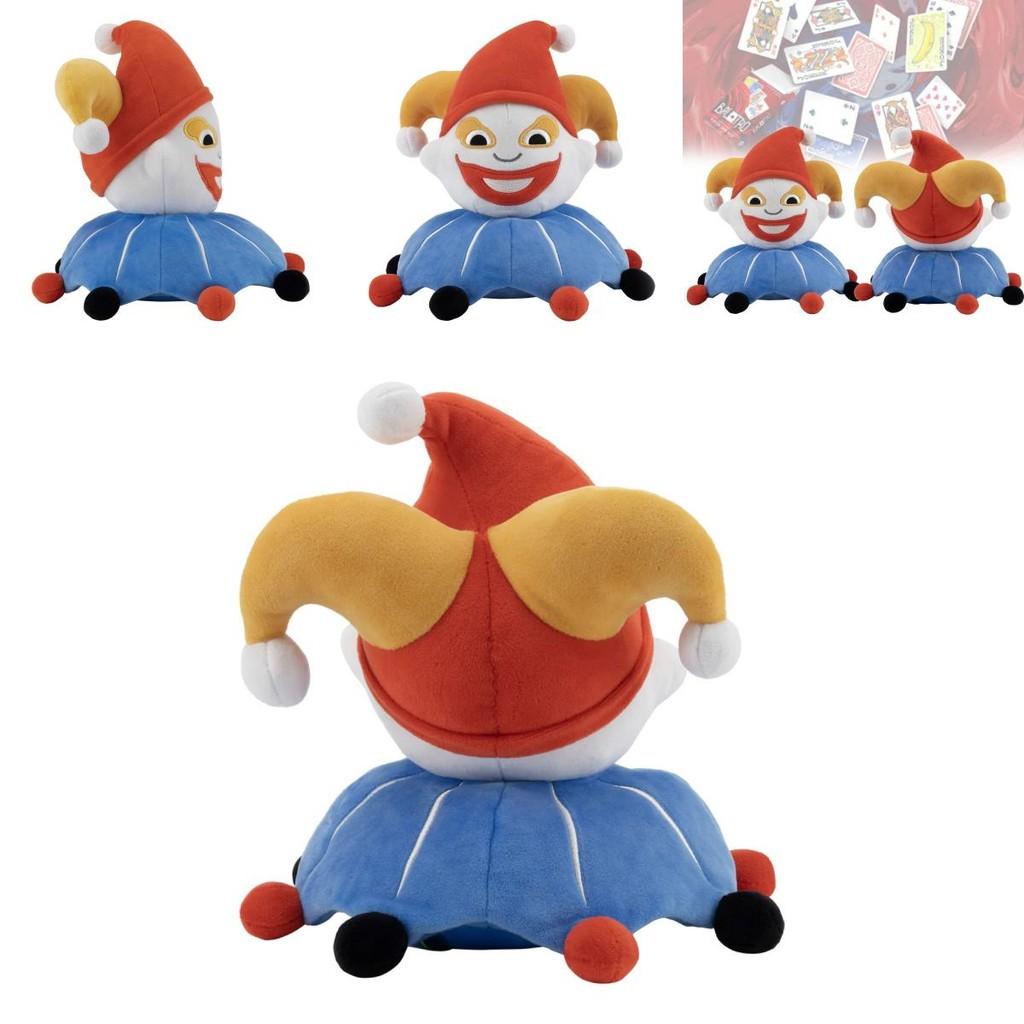 Adorable Balatro Jimbo Plush Soft Blue Clown Game Character Doll For Collectors