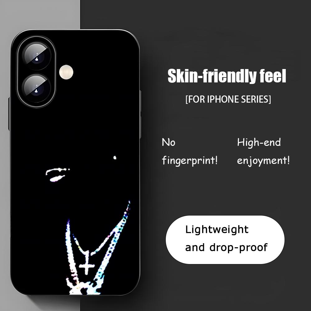 Popular K-Ken Car-son Singer Phone Case For iPhone 17 16 15 14 13 12 11 X XR XS 8 Plus Mini Pro Max Soft black Shockproof Cover