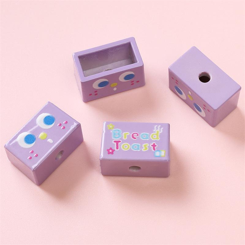 

Бусины для браслетов ручной работы Акриловые печатные бусины Мультяшные бусины Браслет ручной работы своими руками Бусины-россыпи Браслет-подвеска Бусины-граффити Ювелирные аксессуары 2pcs x 1 bag