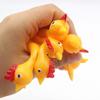 Creative Ejection Chicken Toy Light Rubber Finger Prank Flying Toy