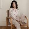 Lazy pajamas women's autumn and winter 1011 imitation cotton women's loungewear wearable suit spring and autumn winter thin