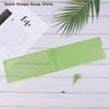 1Set 9 Lines 30 Cells Practical School Plastic Braille Portable Writing Slate With Stylus Braille writing board