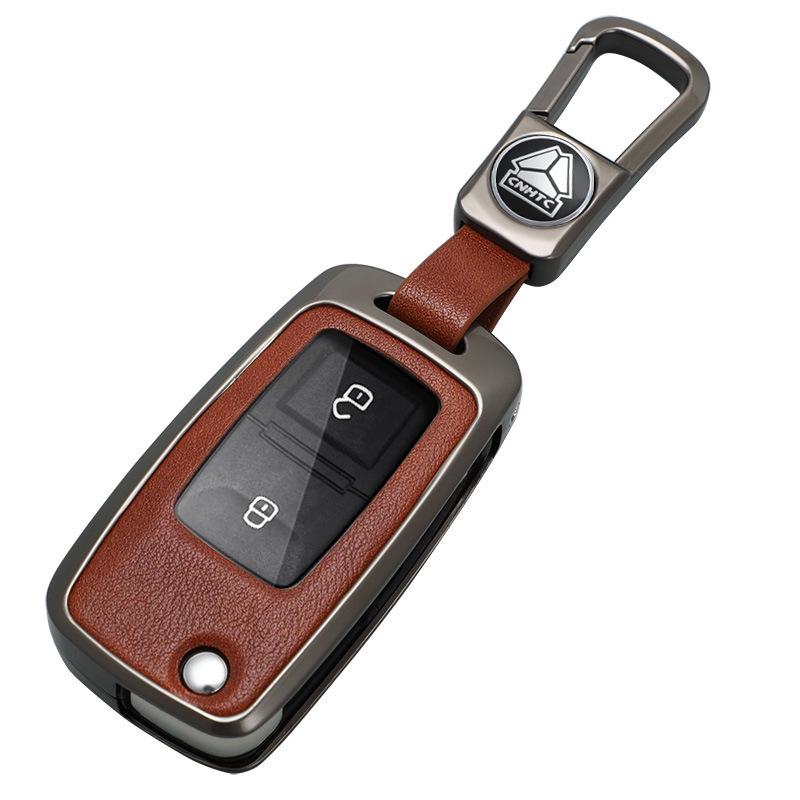 Sinotruk Howo Max Key Case for Light Truck, Warrior, Commander, Heavy Truck TH7 - Men's Special Shell Bag with Buckle