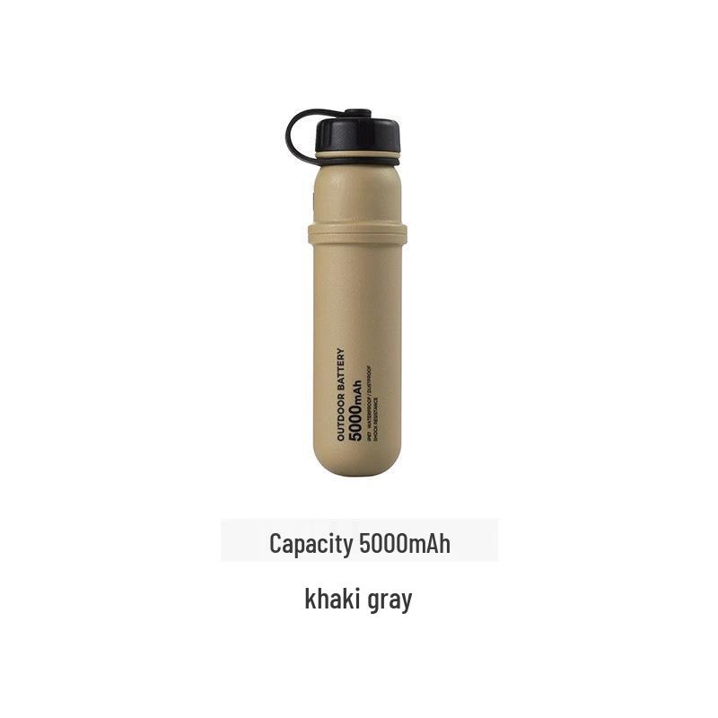 Retro Multifunctional Camping Flashlight: Portable, Long-Lasting Battery, Power Bank, Large Capacity for Outdoor Use