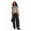Foreign Trade Original Order Des * Igual Tencel™Lyocell Loose Casual Soft Wide Leg Overalls DS3 1255