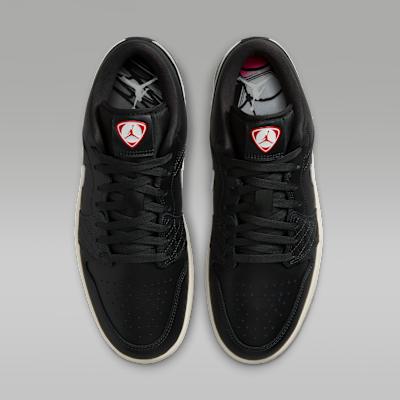Jordan Air Jordan 1 Vintage Basketball Shoes Unisex Low Top Black Whit