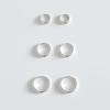 Silver 925 mini circle earring [3 size]