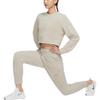 Nike Knitted Sweatpants Women's Milk White Moderate Straight Fit Pants DO6969-236