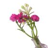 1/8/10Pcs Vertical Greenery Vase Magnetic Mini Clear Glass Propagation Vase with Faux Flowers Dorm Room Plant Decor