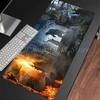 Middle Earth Mouse Pad LLords of Rings Computer Desk Mat Gamer Keyboard Mat Stitched Edge Mousepad Cabinet Pc Table Mouse Mats