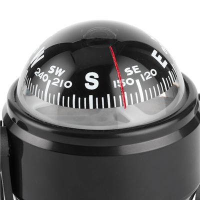 12V Power LED Digital Compass Digital Display Black Marine Electronic Compass Boat Navigation Compass Boat Navigation
