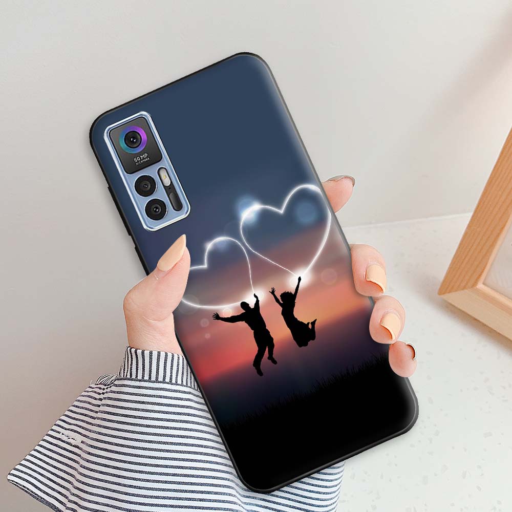 For TCL 30 Plus Case TCL 30 5G Luxury Silicone Back Cover Cases for TCL30 30Plus Shockproof Bumper Fundas TCL 30 5G Phone Bags
