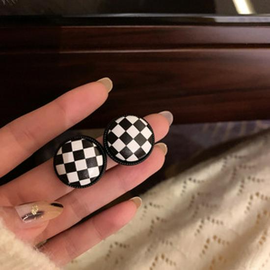 

Silver Needle Vintage Rhinestone Pearl Bow Flower Stud Earrings - French High-End Fashion Accessories