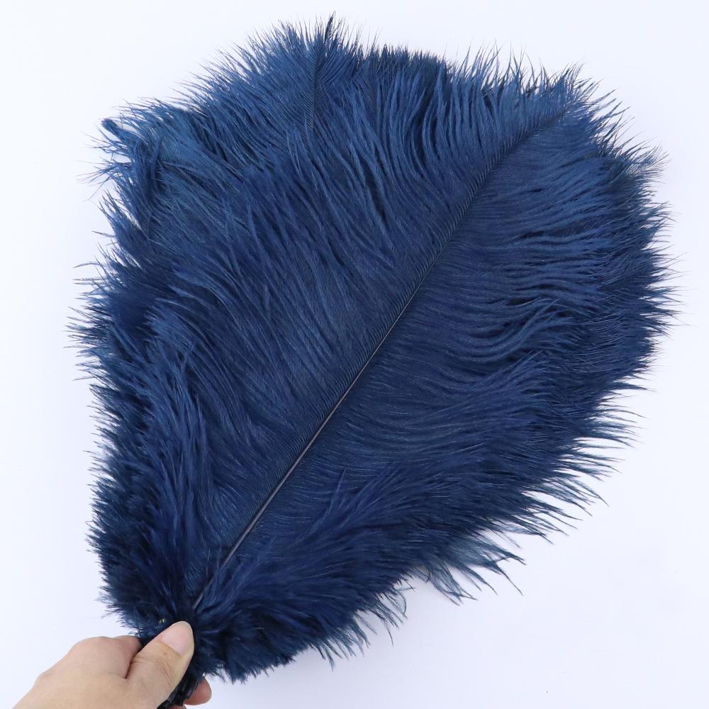 10Pcs Green Ostrich Feathers for Crafts 15-35cm Handicraft Accessories DIY Plume Starry Wedding Mask Handmade Centerpieces Decor