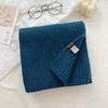 Clearance Japanese soft waxy premium 111 cotton solid color knitted scarf autumn and winter atmosphere versatile warm scarf