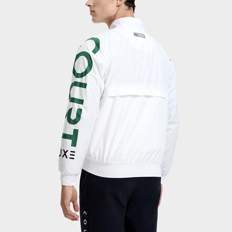 New FILA Jackets Men's Jade White A11M313703F-WT