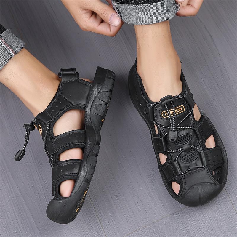Men's Sandal Summer New Style Breathable Fashion Versatile Men's Shoes Comfortable Lightweight Men's Roman Shoes Slippers