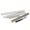 Outdoor Stainless Steel Tube Barbecue Bracket Portable Stove BBQ Grill Meat Rack Household Charcoal Assembly Barbecue Tools